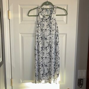 Carve Designs Sanitas Navy and White Mini Dress